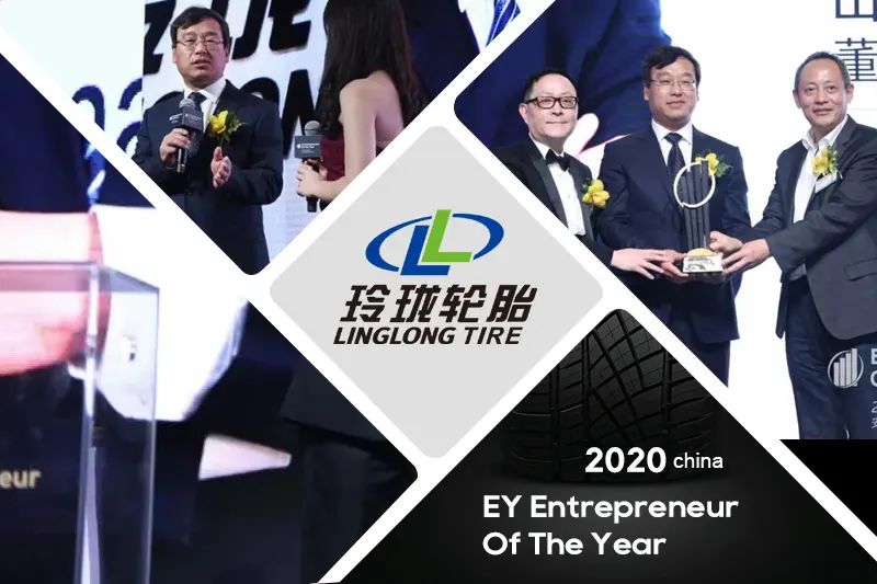 Ernst & Young maakt Wang Feng van Shandong Linglong Tire Co., Ltd. bekend als winnaar van de Entrepreneur Of The Year® 2020 China Award