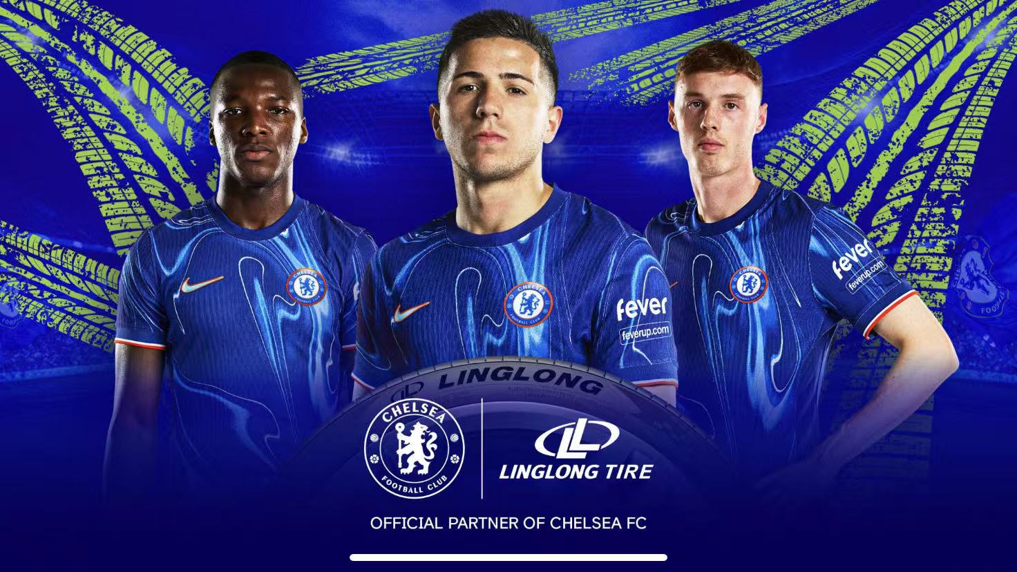 Linglong Tyre wordt een officiële wereldwijde partner van Chelsea Football Club